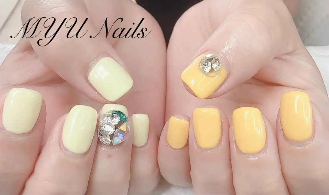 ネイル ジェルネイル 持ち込み ニュアンスネイル パラジェル ニュアンスネイル🌈 MYU Nailsのネイルデザイン