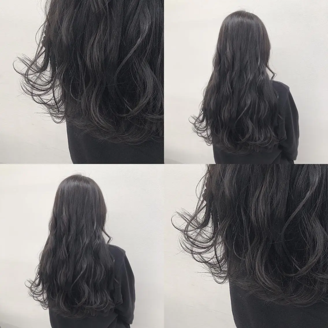 ミディアム カラー パーマ ヘアアレンジ メンズ キッズ マツエク・マツパ 上品＆韓国風 🥀海心🥀のヘアスタイル