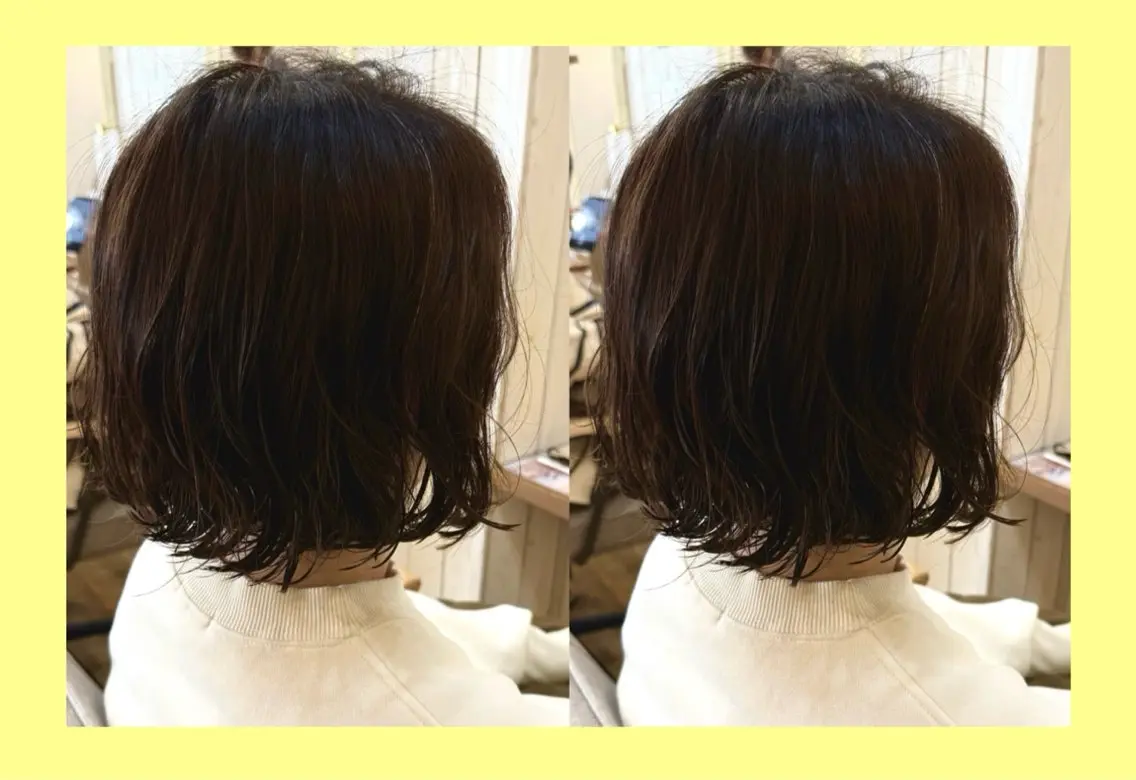 【髪質改善Lv★★★☆☆】似合わせカット✂️+パーマ🌀+集中ケア髪質改善🫧の写真
