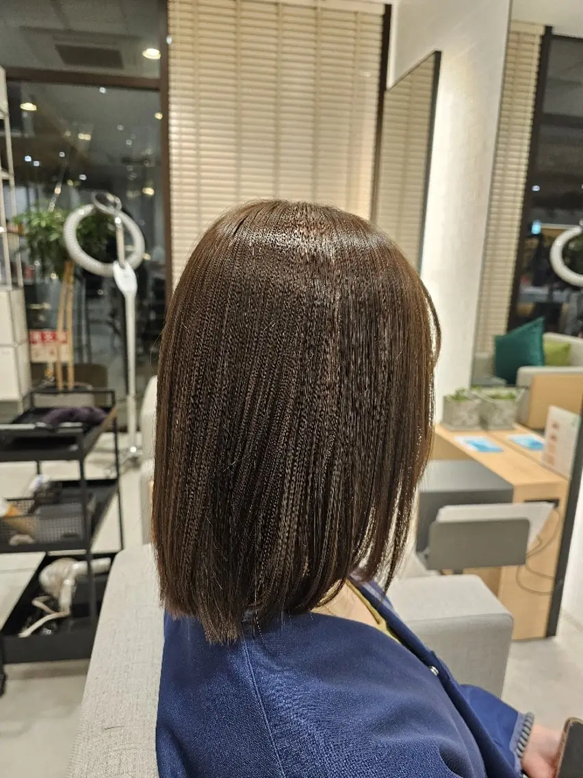ミディアム ✂髪質改善ストレート NO.1 深澤 颯斗のヘアスタイル