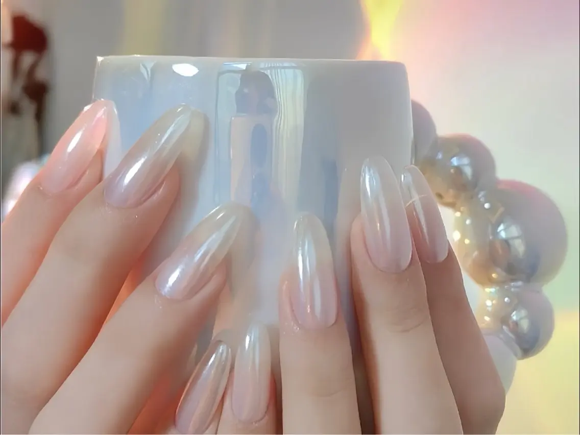 ネイル アートネイル ガーリー 韓国ネイル 持ち込み ニュアンスネイル Rin Nail 新大久保店のネイルデザイン
