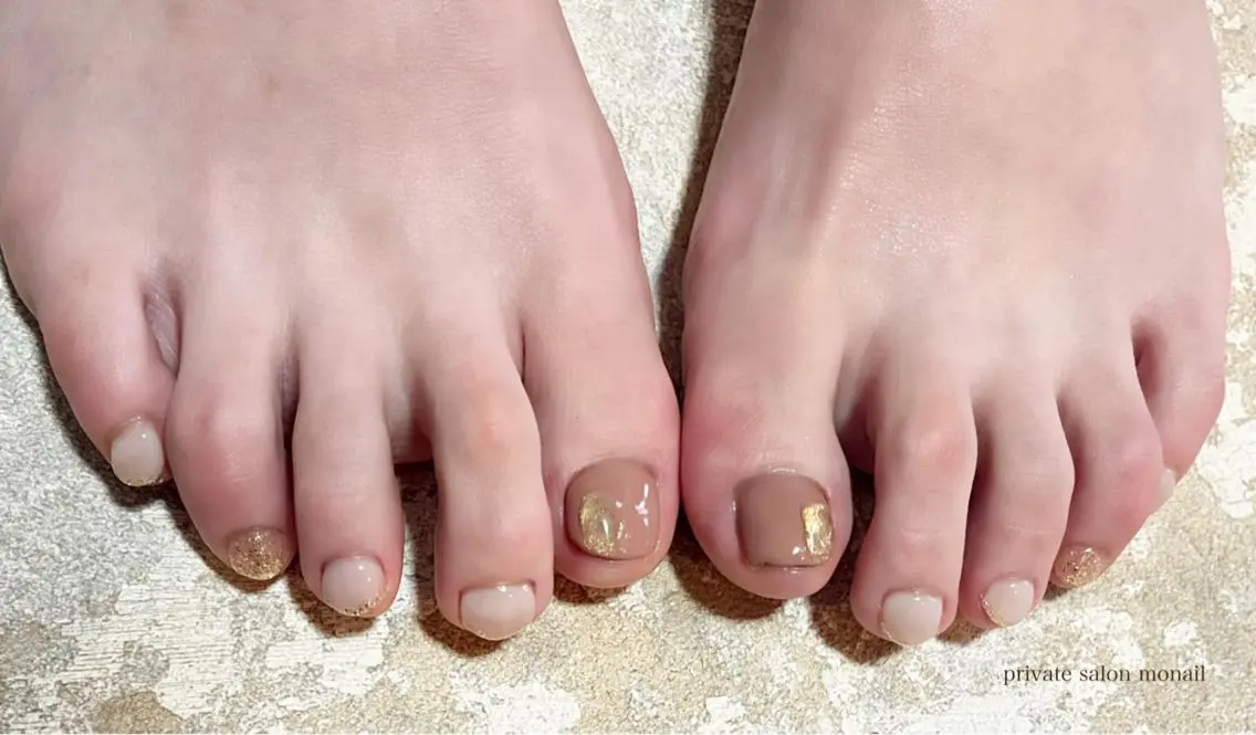 ネイル フットネイル nail salon monailのネイルデザイン