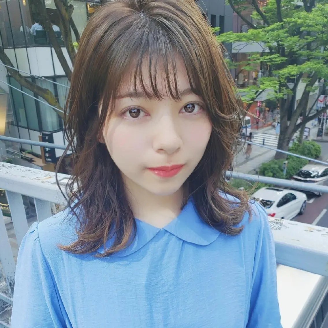 ミディアム [店長]カラーが好評 　小林のヘアスタイル