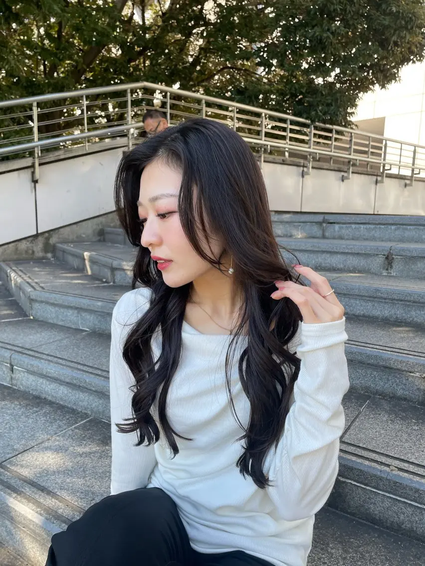 ロング ヘアアレンジ カット ヘアセット 🌹ミラクル美容師 🌹✨クッポ✨のヘアスタイル