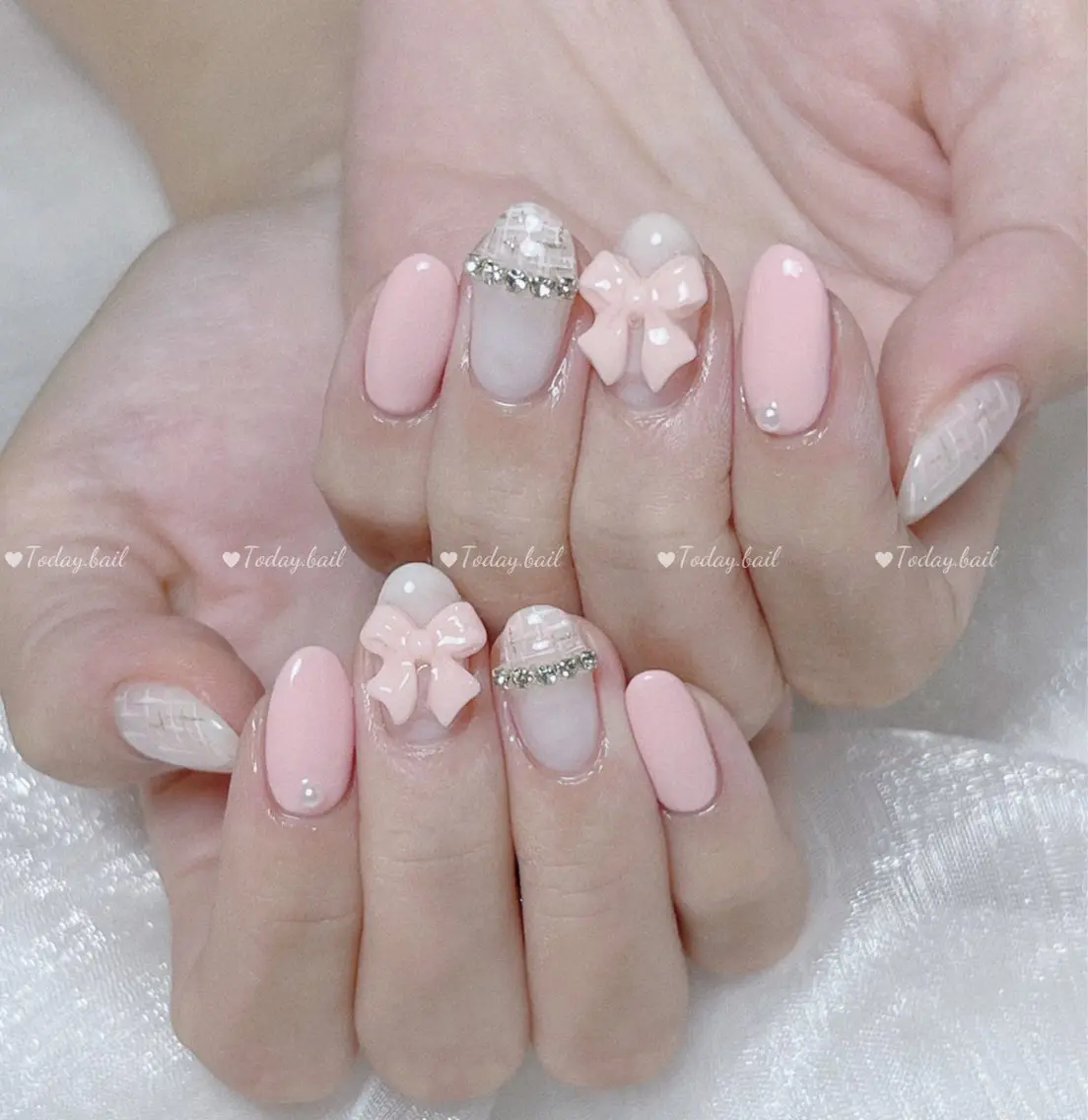ネイル ハンドネイル 🎀Today nail💅のネイルデザイン