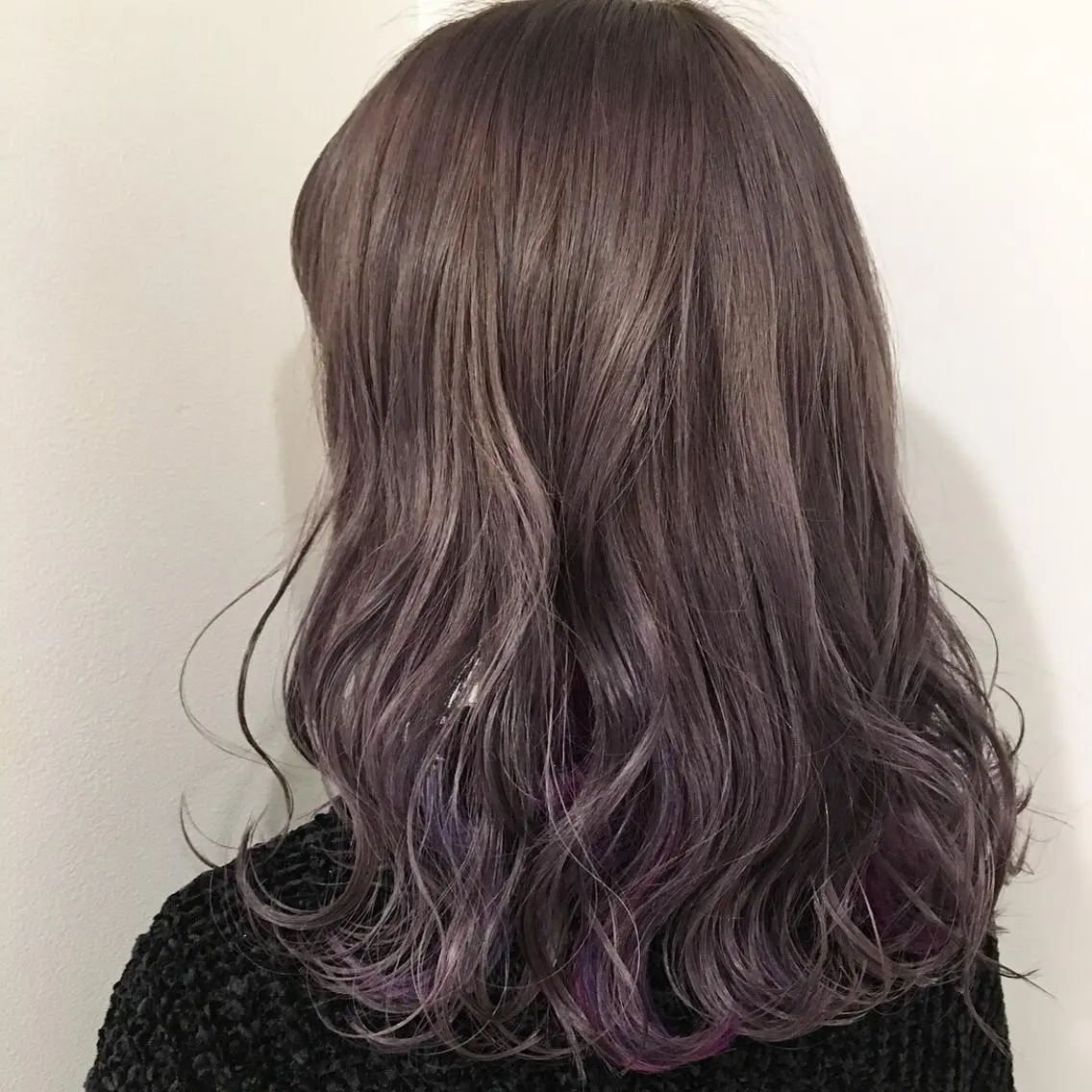 セミロング カラー ヘアカラー トリートメント 🌈評価No.1🌈 艶髪カラー❌エクステのヘアスタイル