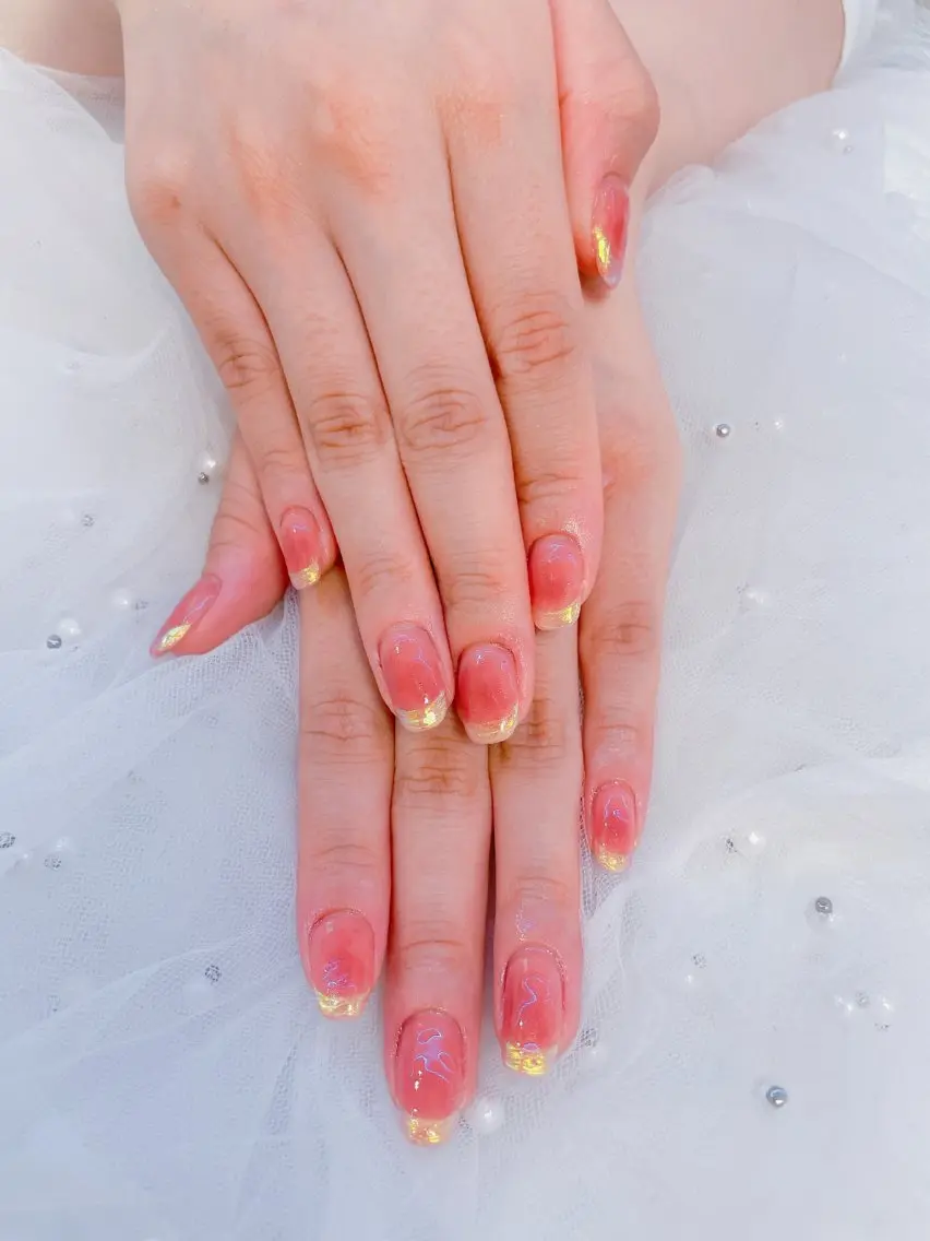 ネイル チークネイル ハンドネイル ハンドケア 💫ゆか_ Nailartistのネイルデザイン
