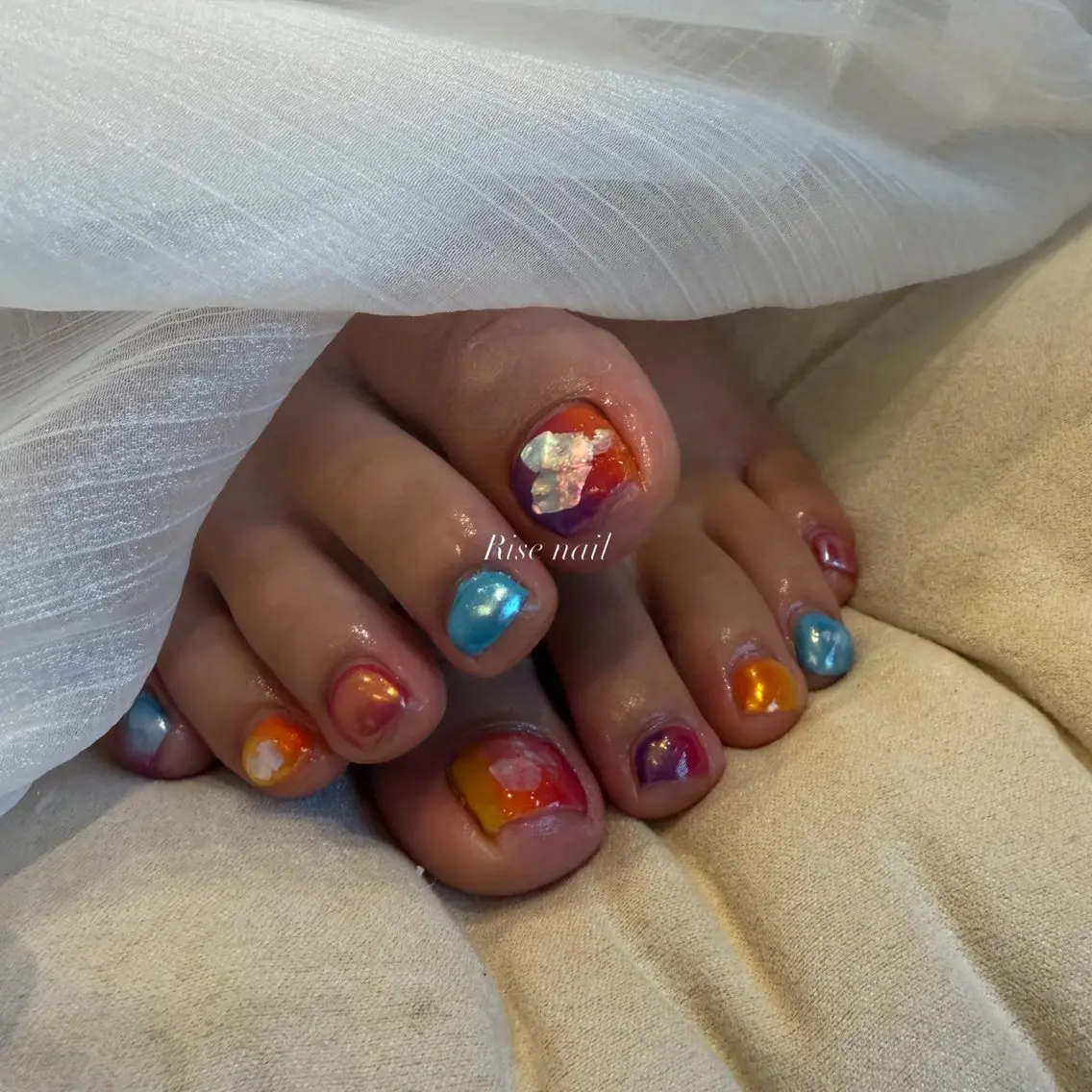 ネイル フットネイル Rise nailのネイルデザイン