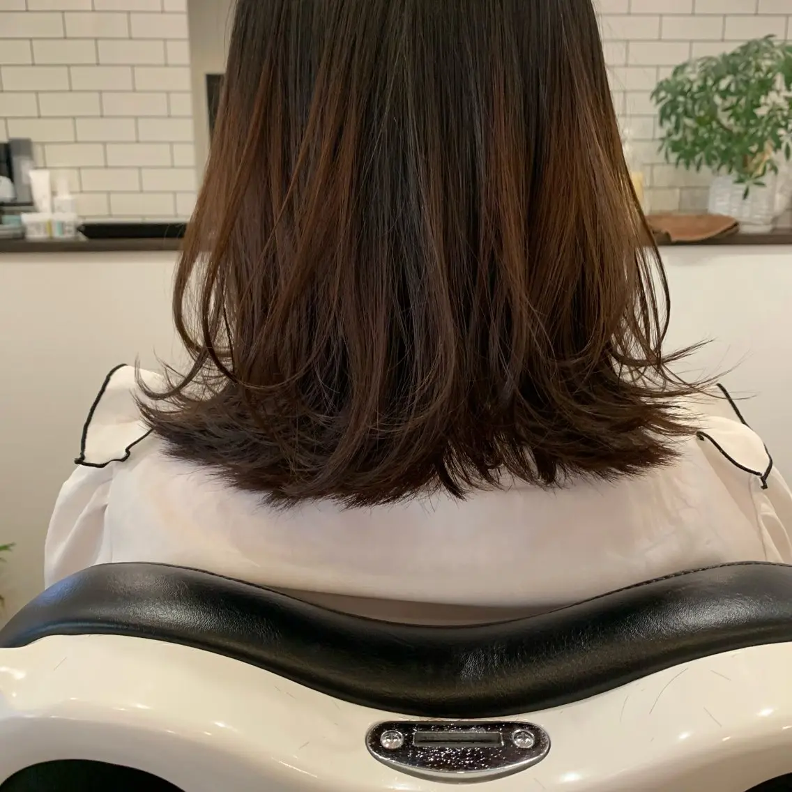 ミディアム 丸山 唯奈のヘアスタイル