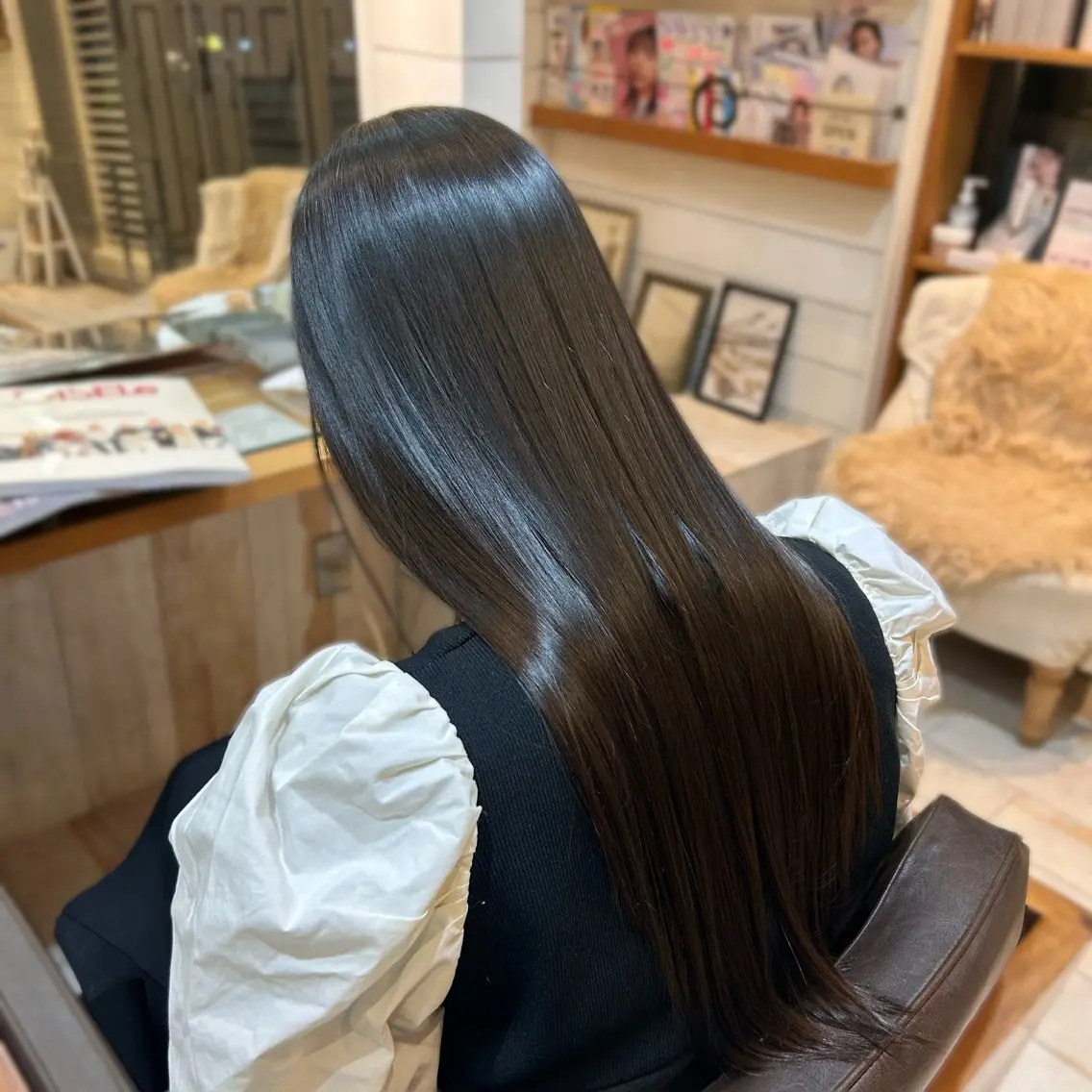 ロング トリートメント Rion/渋谷 /ブリーチなしカラーのヘアスタイル