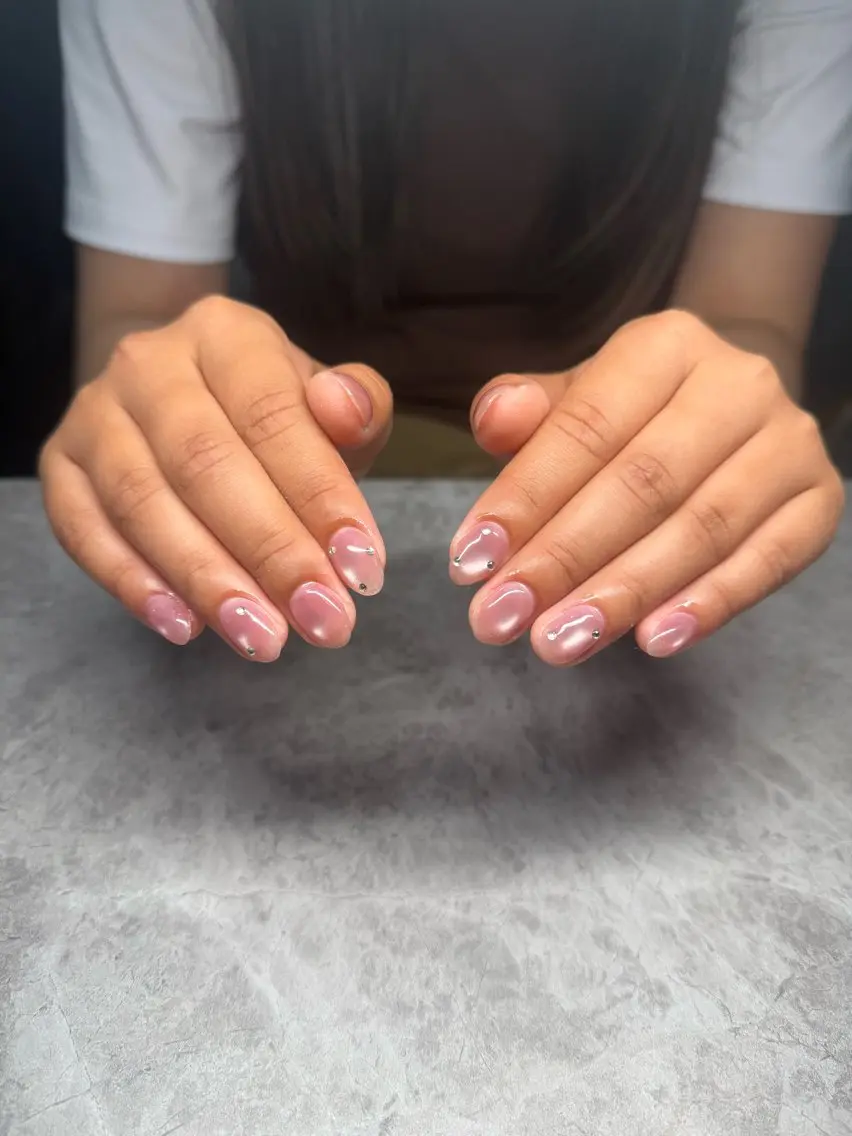 ネイル ビー玉ネイル IROHA NAIL 美優のネイルデザイン