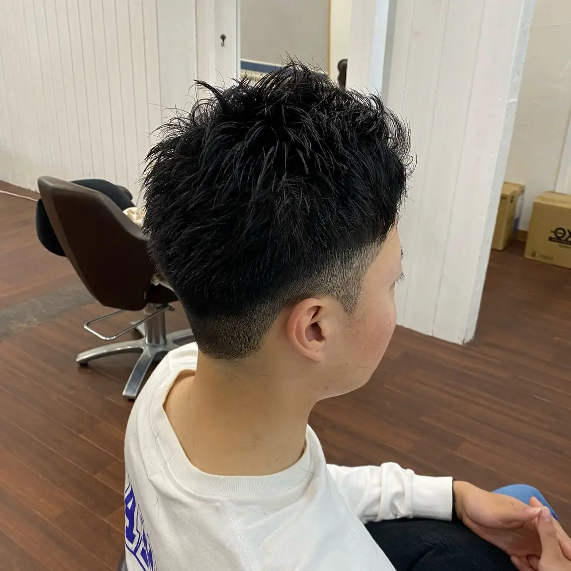 ショート メンズ 刈り上げ ショートヘア 藤井 拓也のヘアスタイル