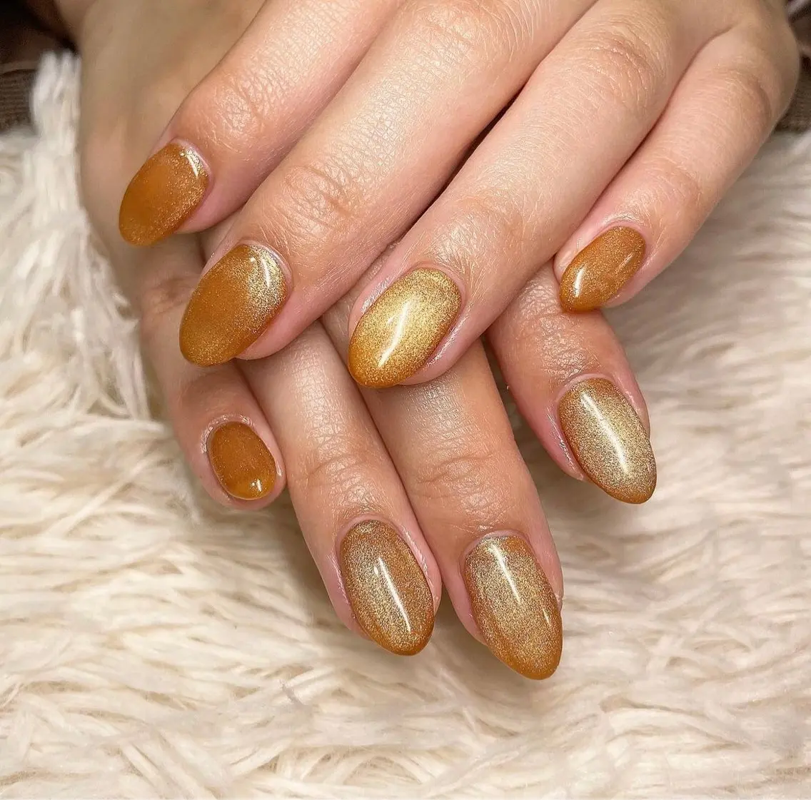 【hand】大人気🫧マグネットorフラッシュネイル🌷の写真