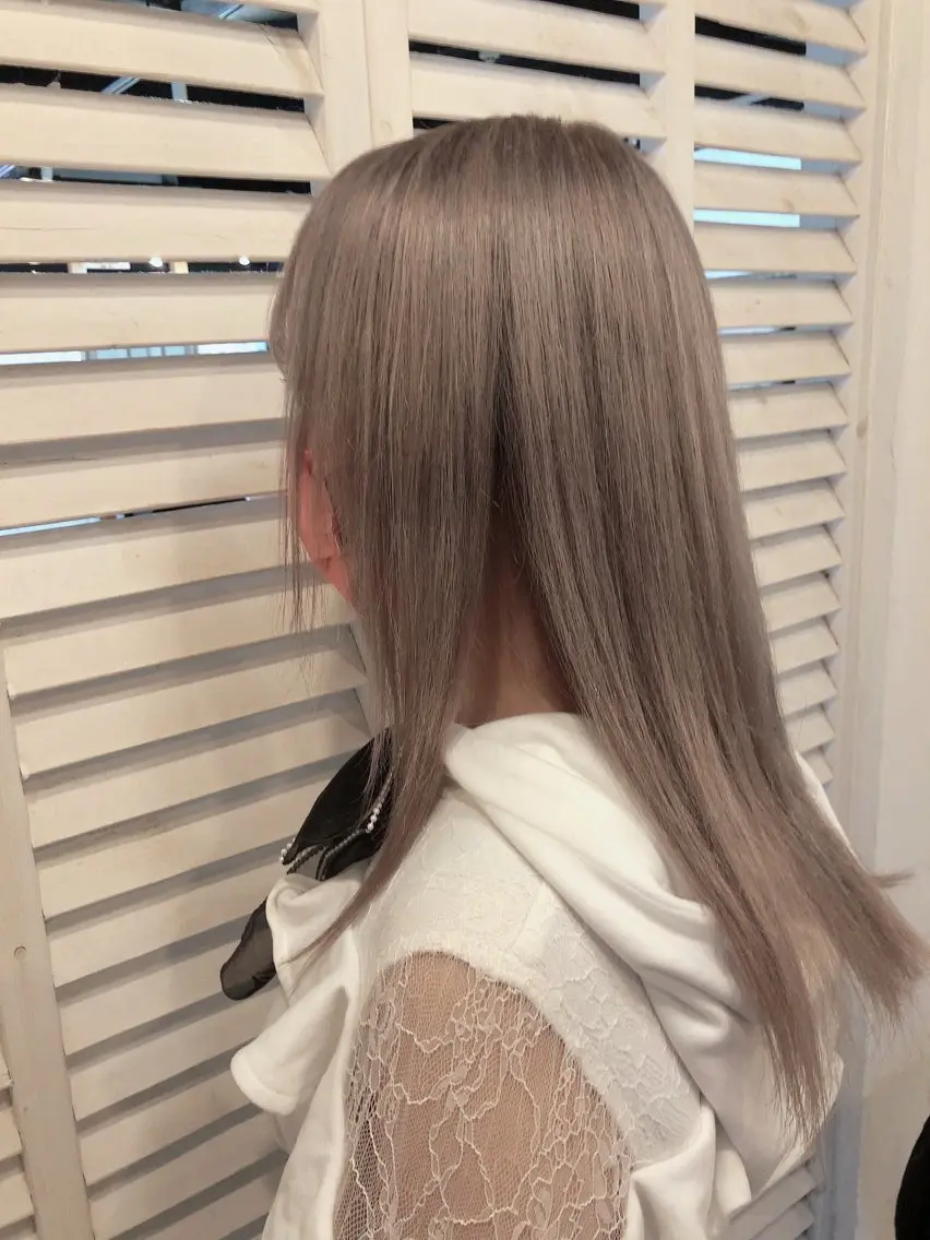 セミロング カラー ブリーチ ダブルカラー 【メンズカット】 澤下瑛一のヘアスタイル