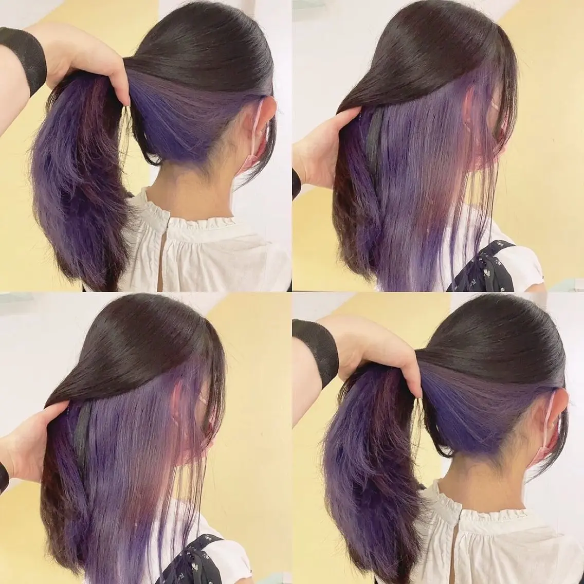 カラー ヘアカラー トリートメント 渋谷:インナーカラー ／🍒エリカ🍒のヘアスタイル
