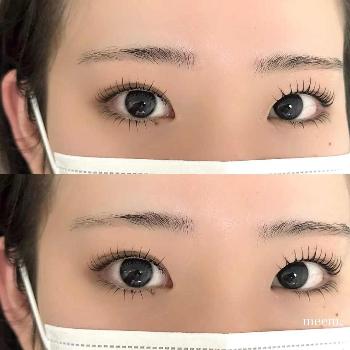 マツエク・マツパ まつげ・眉毛専門 meem.miraiのマツエク・マツパデザイン
