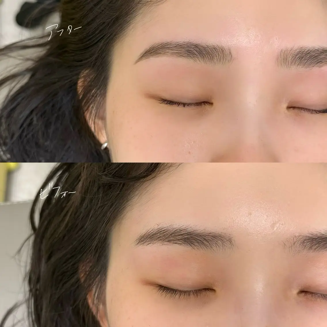 アイブロウ ハリウッドブロウリフト 吉祥寺kasumi 🌛eye/browのマツエク・マツパデザイン