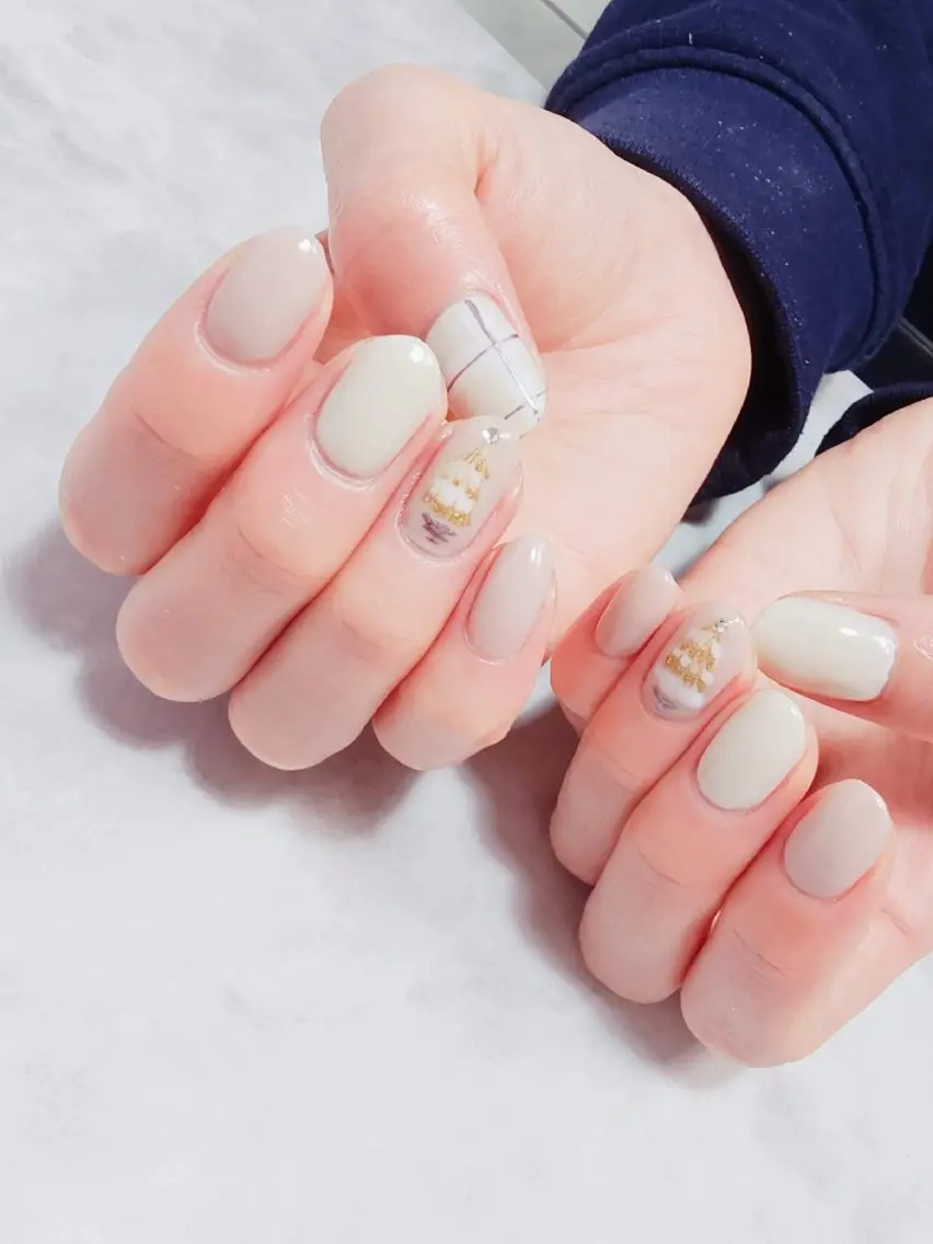 ネイル アートネイル シンプルネイル Chika  Nail MIRAIのネイルデザイン
