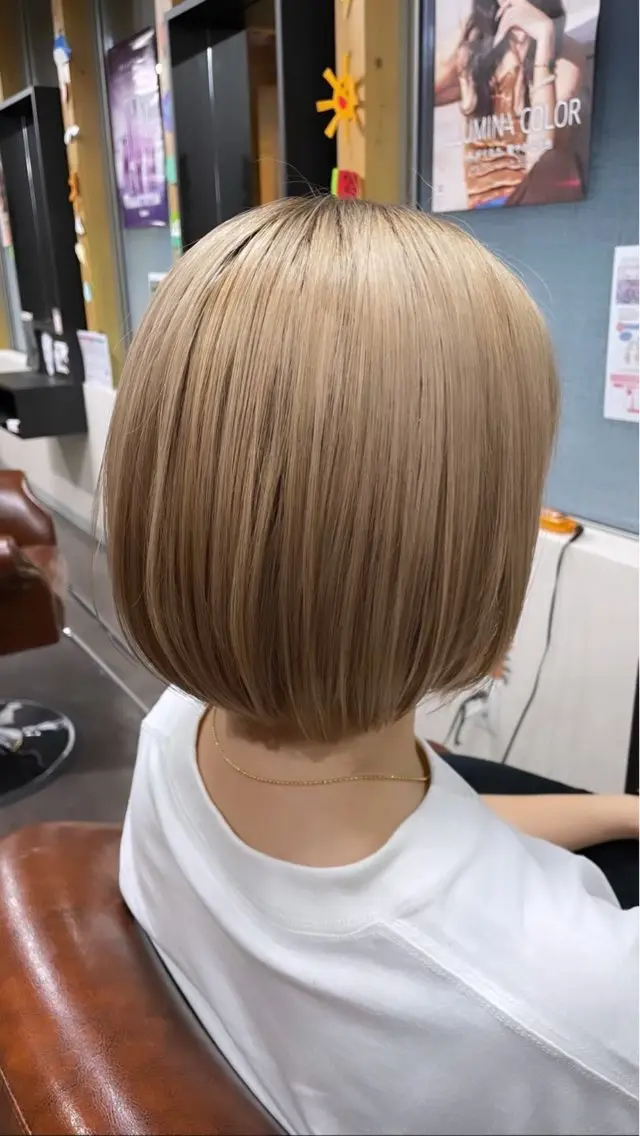 ダブルカラー（デザインカラー）＋トリートメントの写真