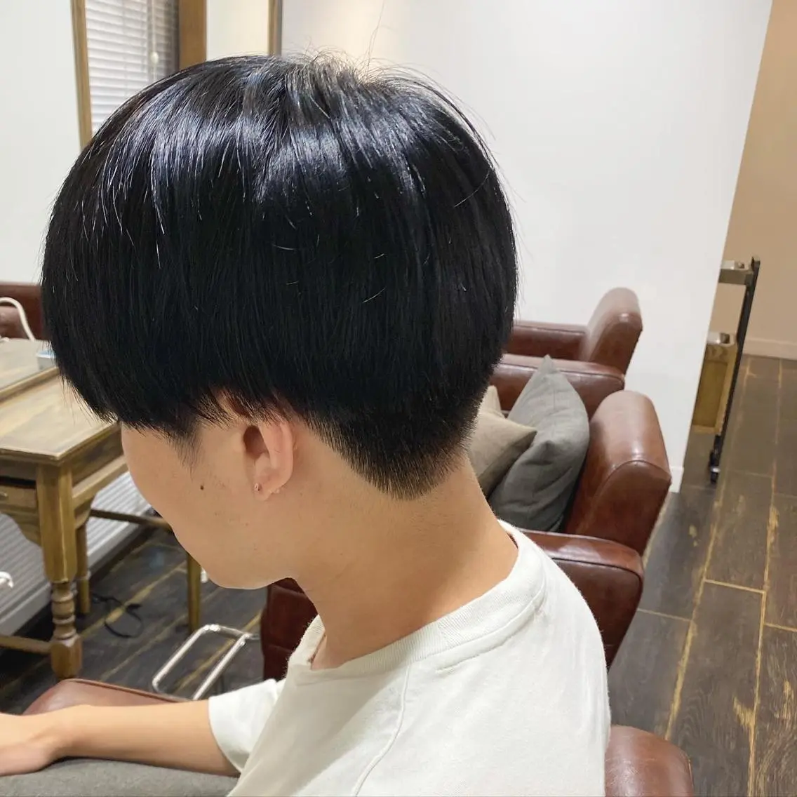 メンズ センターパート マッシュ きむら ゆうきのヘアスタイル