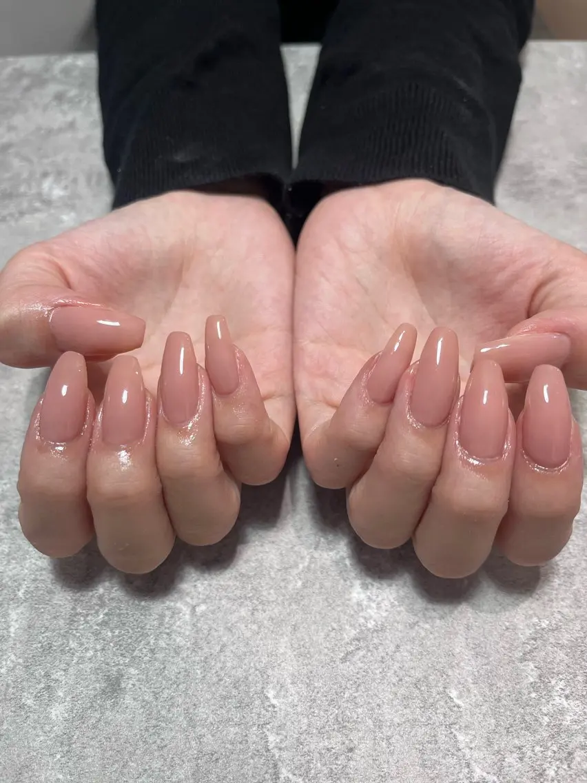 ネイル kazane長さだし フィルイン♡持ち込みのネイルデザイン