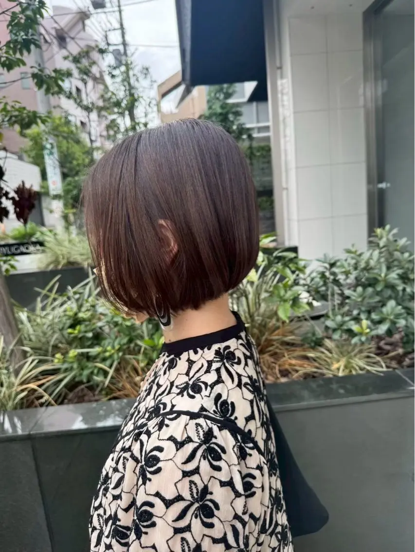 カラー 橋本 綾希のヘアスタイル