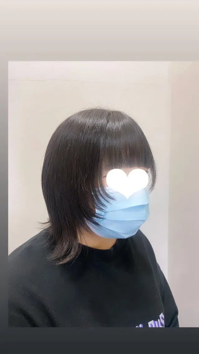 ショート 顔まわりレイヤー 顔周りカット レイヤーカット 🎀透明感カラー 🎀ナズナのヘアスタイル