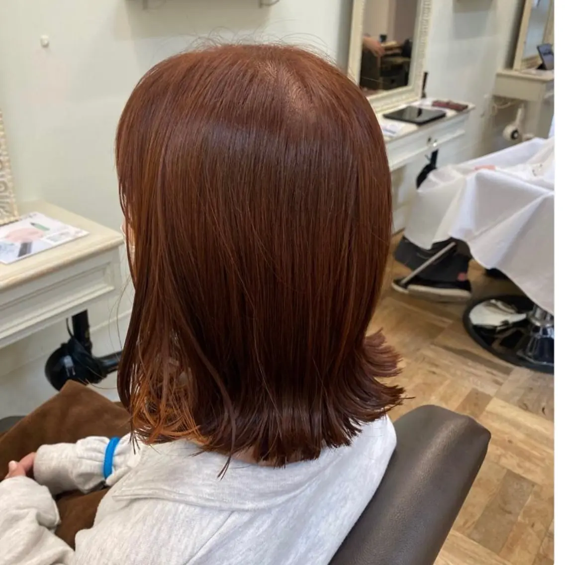 ミディアム カラー カット ヘアカラー 【nui 茨木】 原田美紅のヘアスタイル