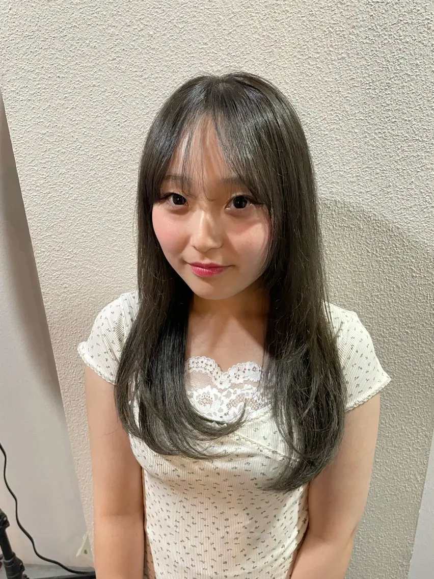 ロング ヘアカラー トリートメント 奥野JAPAN🌈 艶髪カラーのヘアスタイル