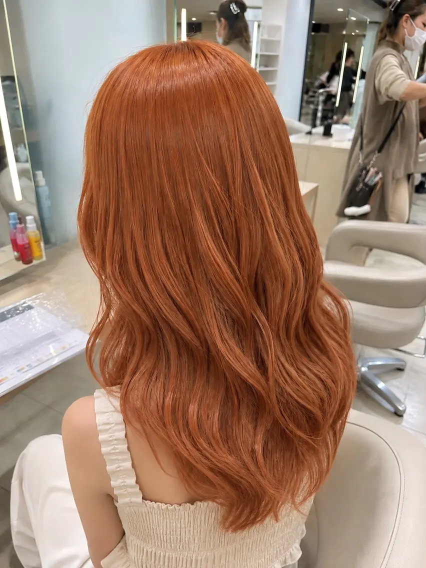 セミロング ヘアカラー ✨盛れ×似合わせ💞 matsuri🌱のヘアスタイル