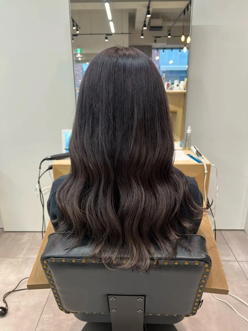ロング カラー ヘアカラー トリートメント 🌞レイヤー×カラー 前川那津美🌞のヘアスタイル