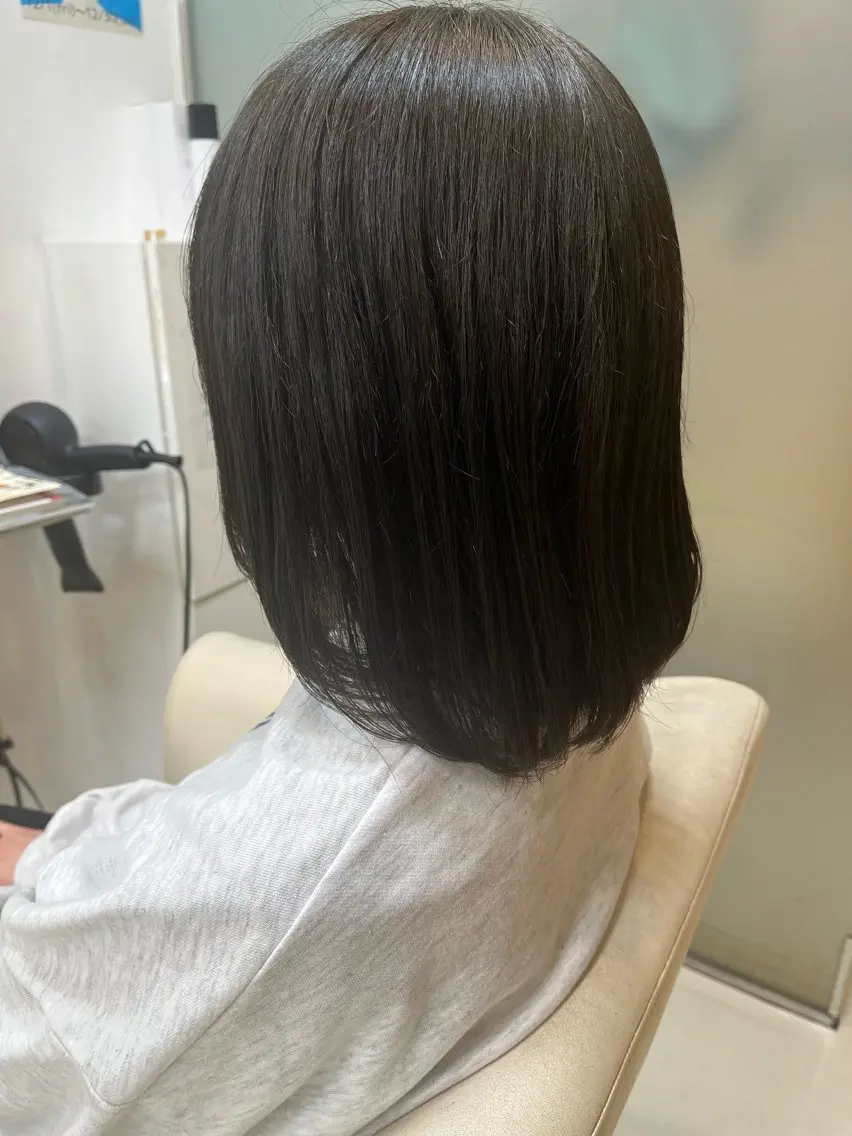ミディアム カラー 透明感カラー エドルカラー 柳川 玲也のヘアスタイル
