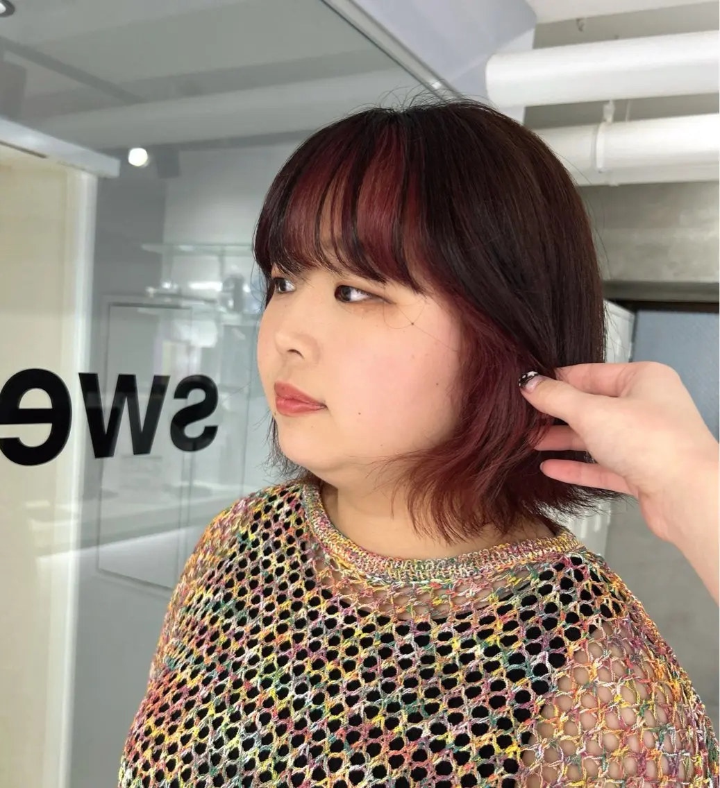 ミディアム saya/ Baciami博多のヘアスタイル