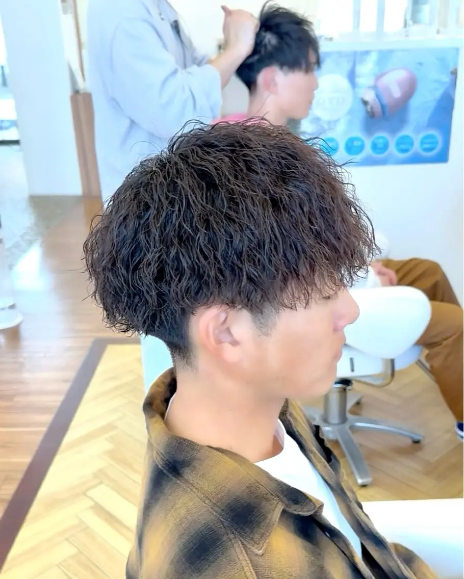 パーマ メンズ マッシュ ☆★メンズ特化★☆ 川地由麿のヘアスタイル