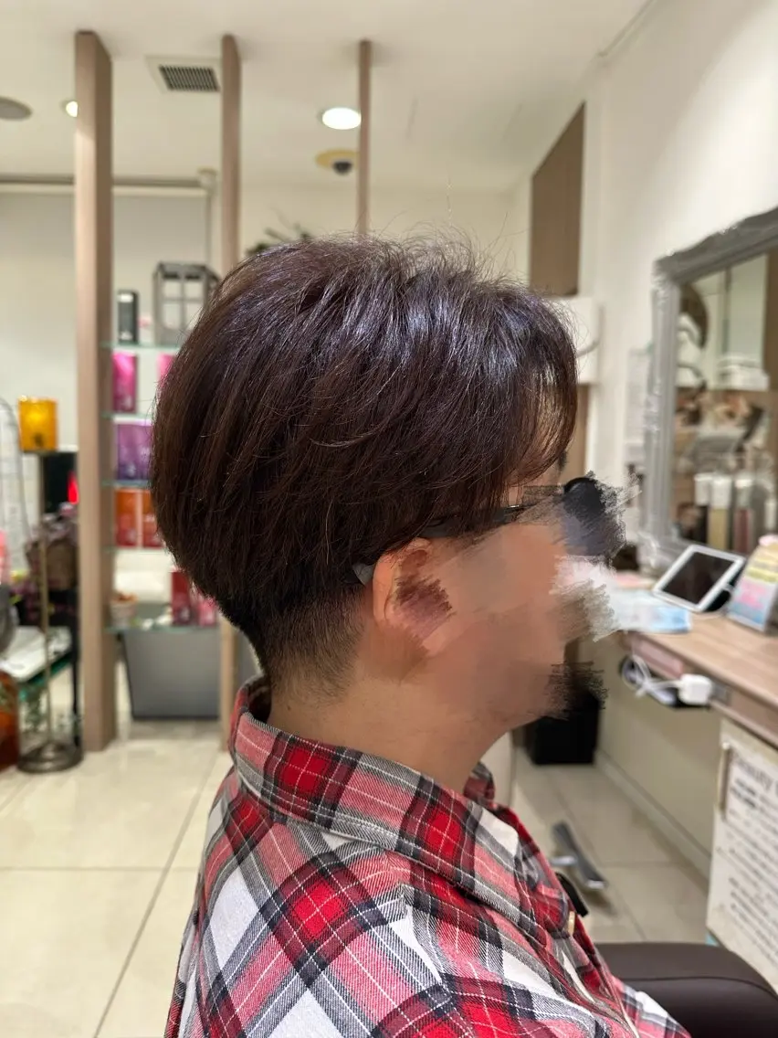 メンズ カット ヘアカラー Miyu🦄ash カット/まつげのヘアスタイル