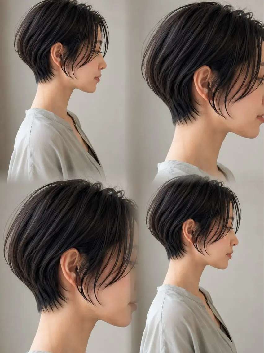 ショート ショートヘア カット ヘアカラー 似合わせカット /髪質改善/中野のヘアスタイル