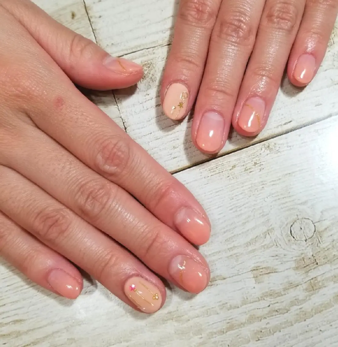 ネイル シンプルネイル nijiiro🌈 サトウのネイルデザイン
