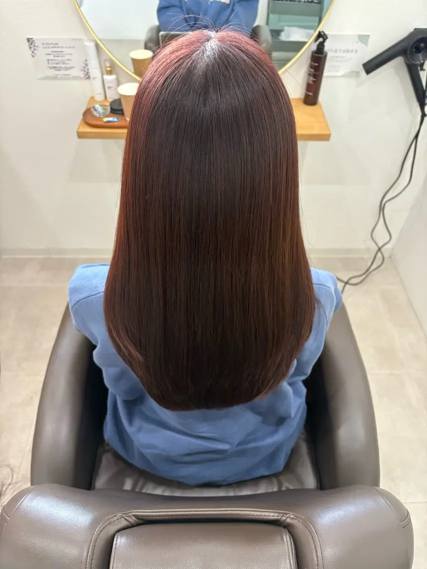 シングルカラー＋トリートメントの写真