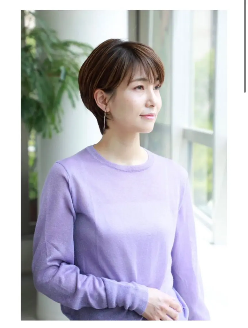 ショート くびれヘア ショートヘア 濱岡 寧々花のヘアスタイル