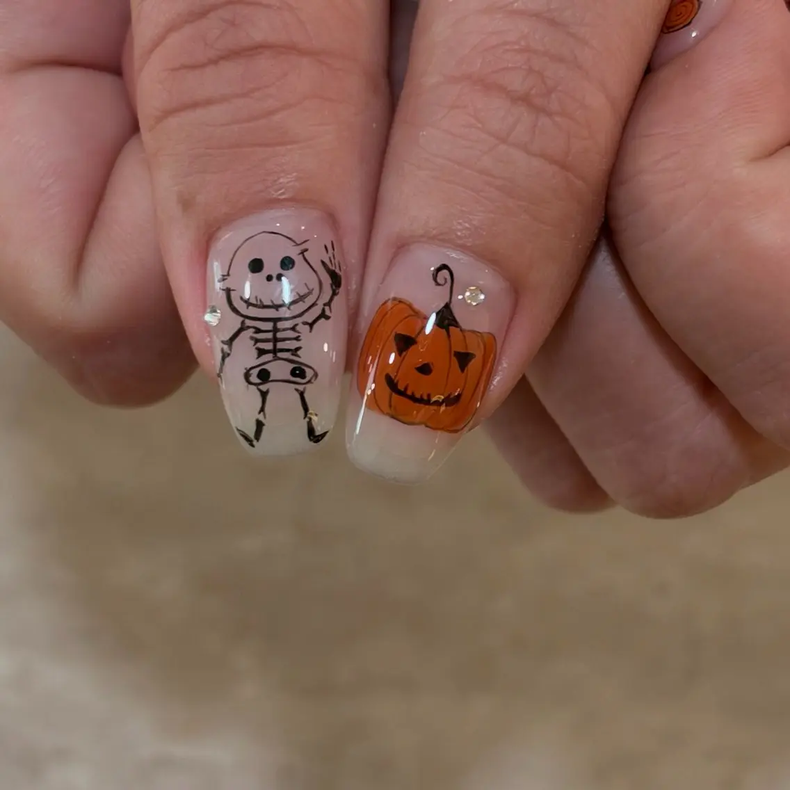 ネイル ハロウィン ハンドネイル chirin nailのネイルデザイン