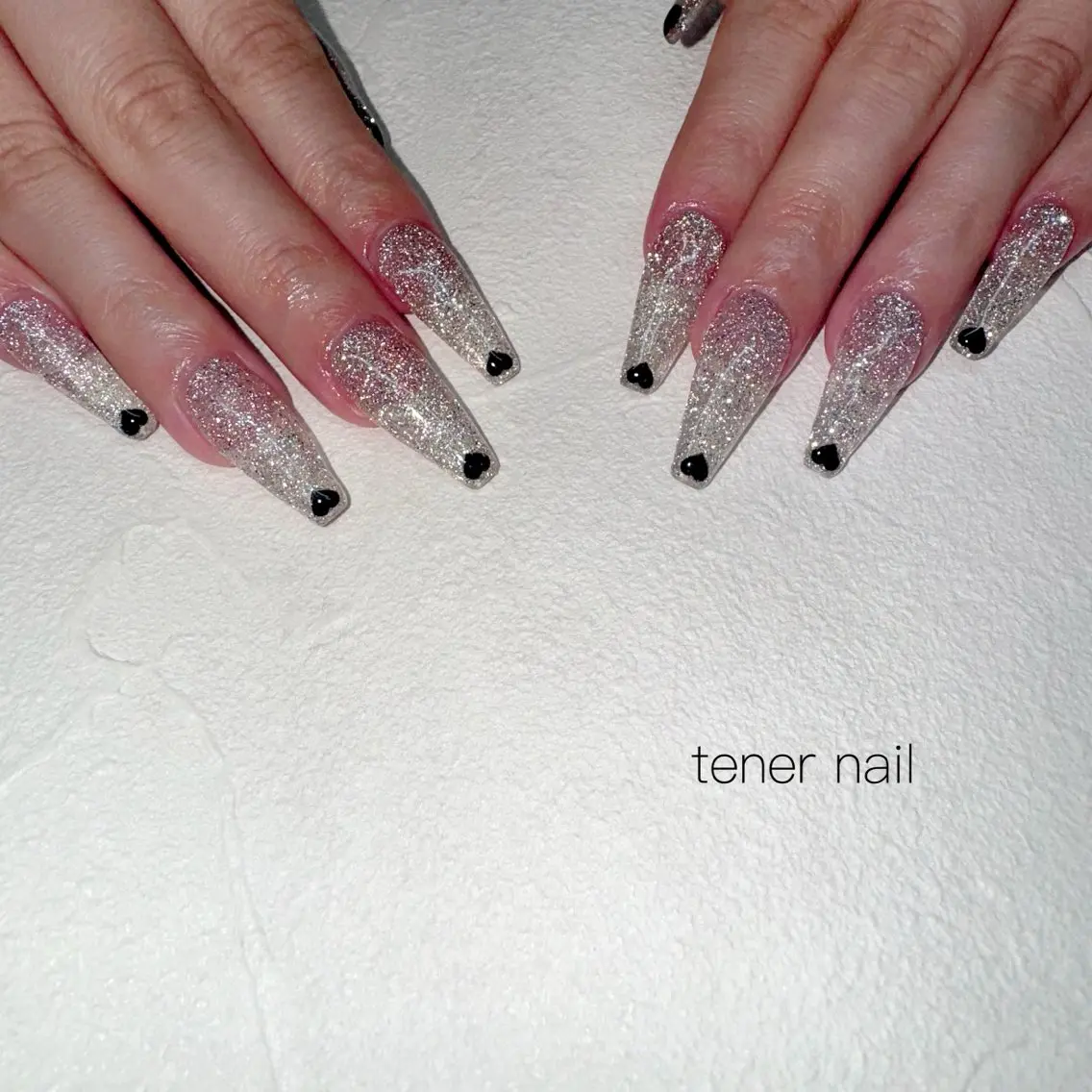 ネイル フラッシュネイル ラメ(グリッター) スカルプネイル ハンドネイル テネルネイル tener nailのネイルデザイン