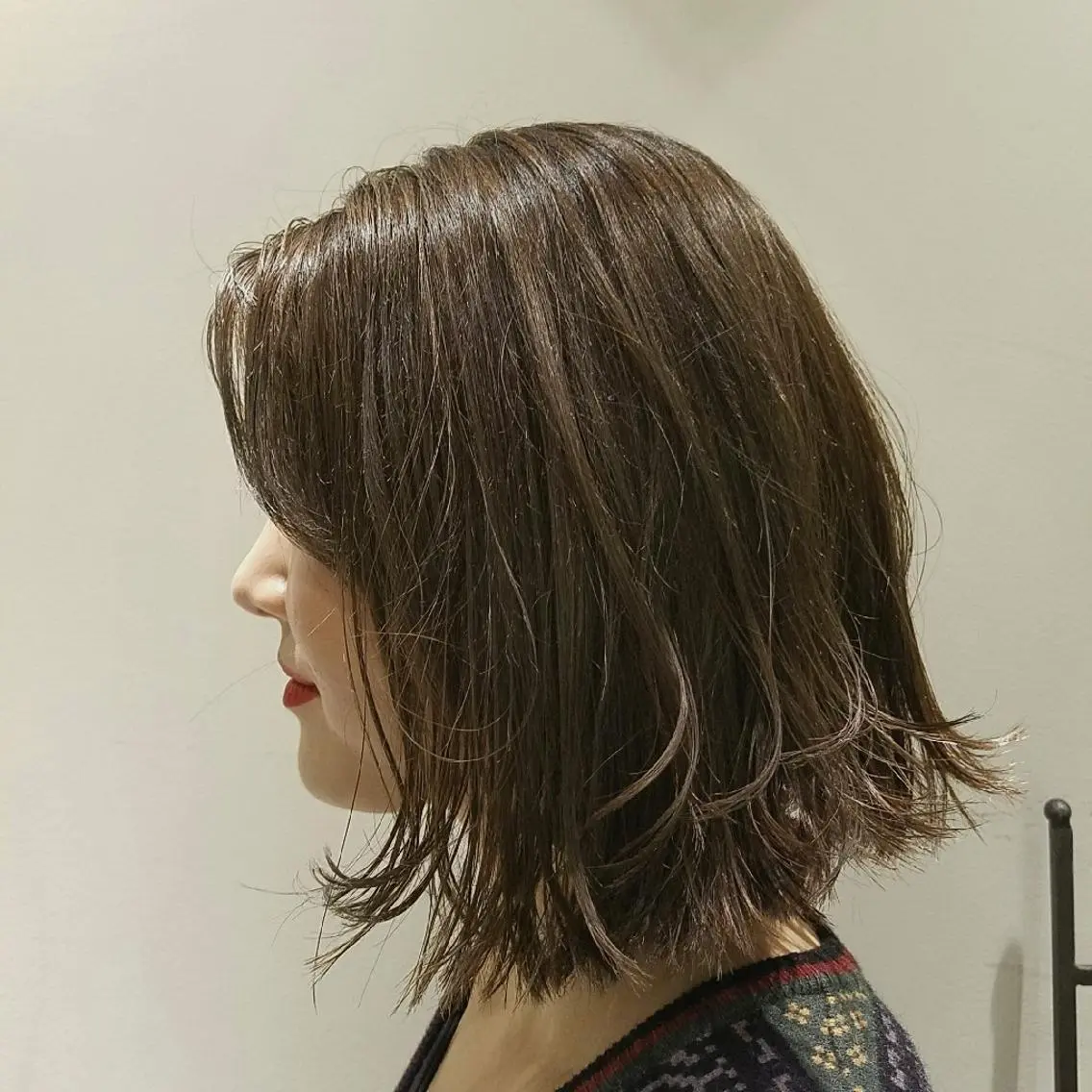 カラー ブリーチ ブリーチなしカラー 🙃 透明感カラー/ボブのヘアスタイル