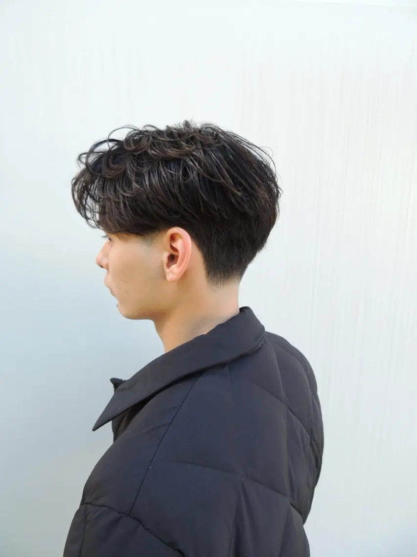 💈モテ髪💈メンズカット＆パーマ 【ワンカールで作るラフなスタイルや毛流れヘアスタイル❗️】の写真