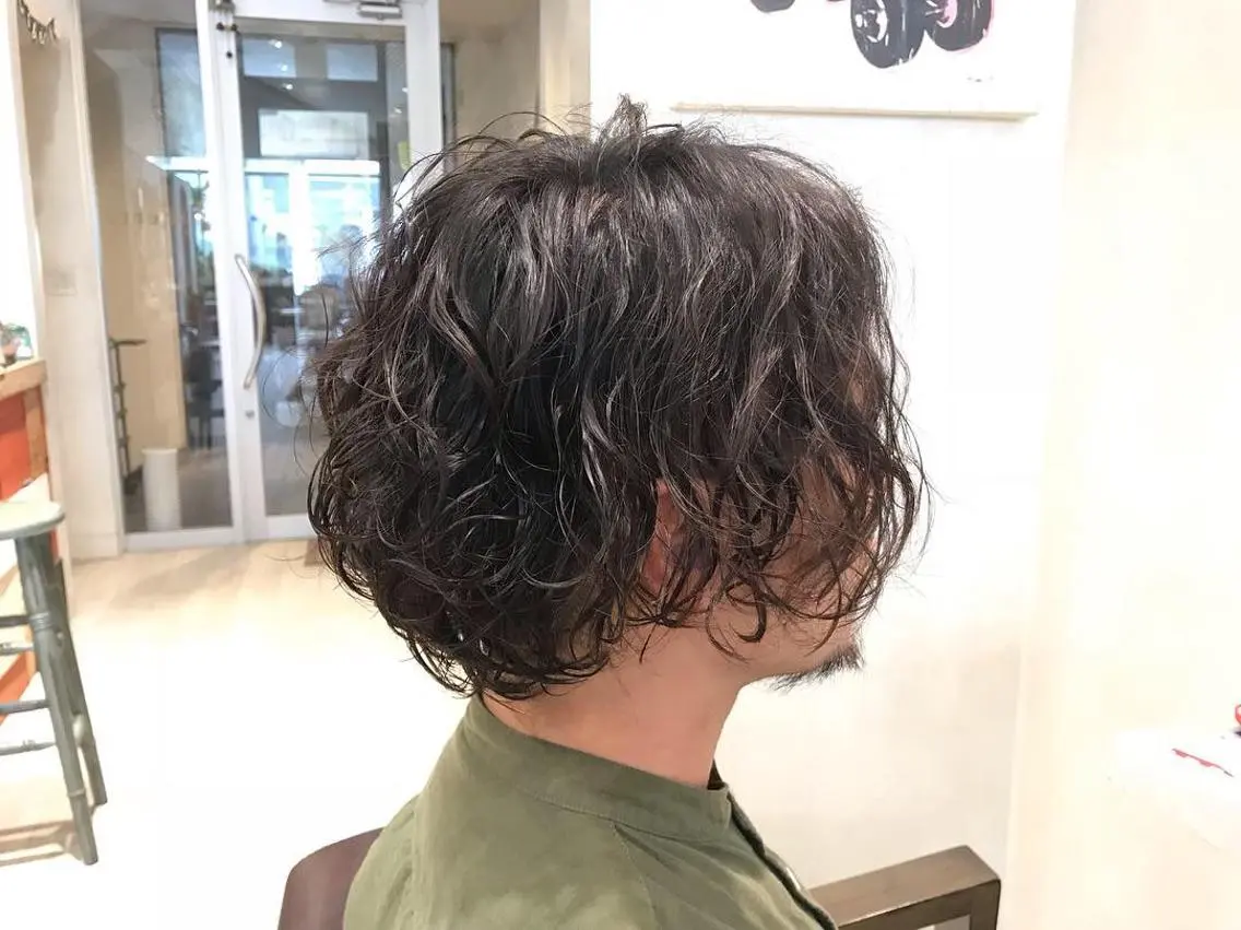 ミディアム パーマ メンズ ミディアムパーマ メンズパーマ メンズ指名多数!! 田島史也のヘアスタイル