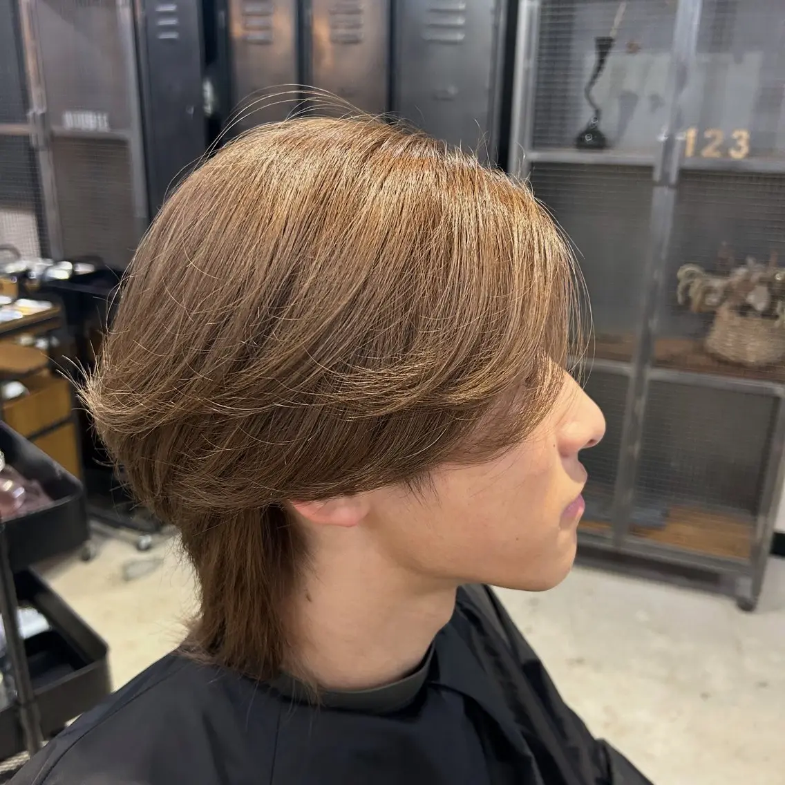 カラー メンズ ブラウンカラー 透明感カラー ヘアカラー 植吉 琉月のヘアスタイル