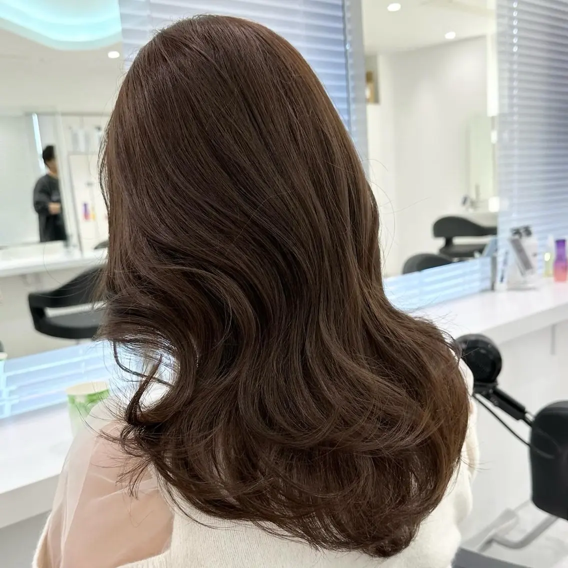 ロング カラー ヘアアレンジ 🫧モテる💗ダメー ジレスハイトーン🫧のヘアスタイル