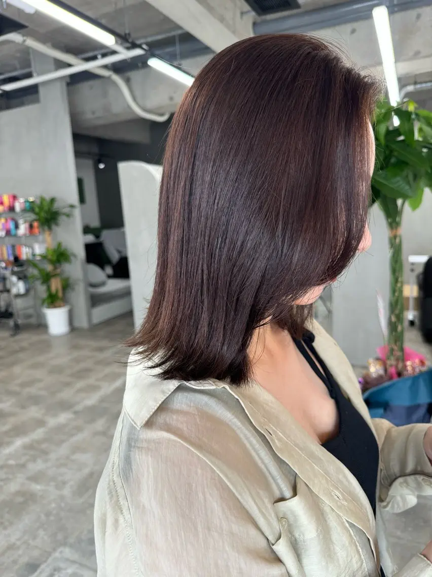 ミディアム miloc🫧 MOMOYOのヘアスタイル