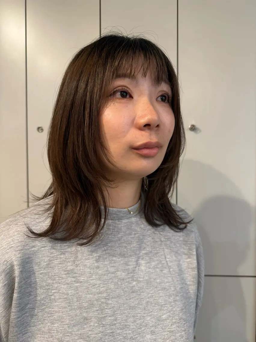 ミディアム wuvhair/ あかりのヘアスタイル