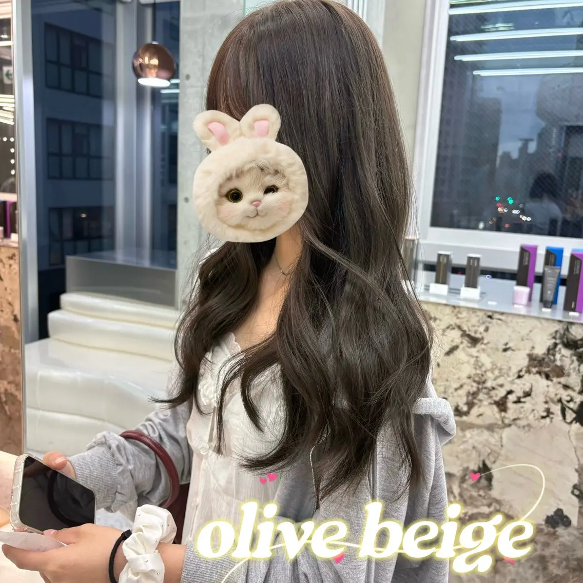 カラー カット ヘアカラー トリートメント ブリーチなしベージュ 🤎kotomiのヘアスタイル