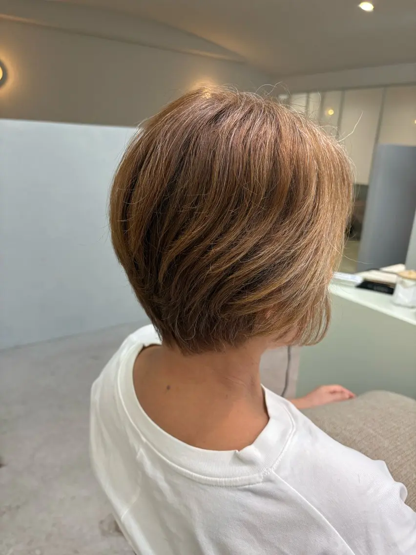 ショート カラー DEEokazaki sae.Aのヘアスタイル